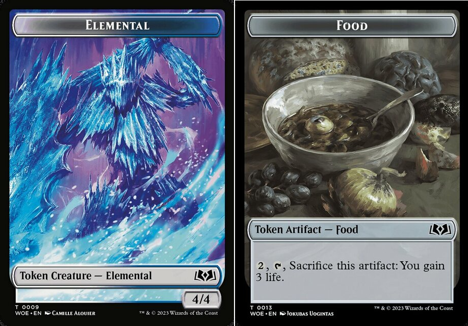 Elemental Token // Food Token (013) - Foil
